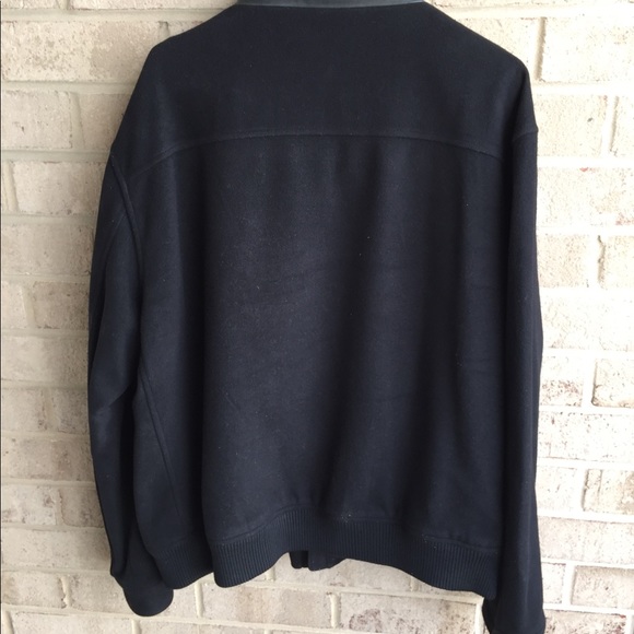 Polo Leather and Wool bomber - Picture 5 of 7